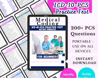 ICD-10-PCS Practice Questions: Medical Coding Exam Prep (PDF)