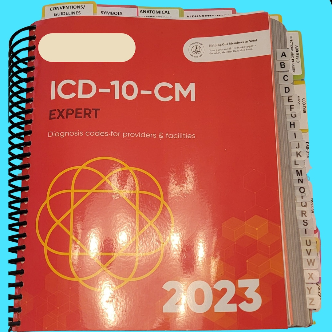 ICD10CM FY2024 Tabbing System Book Tabs Medical Coding ICD 10 Tabs