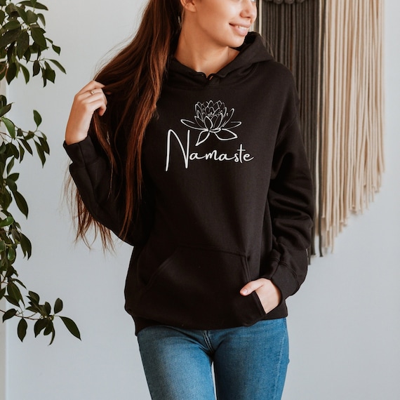 Namaste Hoodie, Workout Hoodie, Namaste Sweatshirt, Meditation