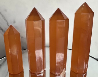 Beautiful Honey Calcite Points