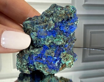 Natural Azurite with Malachite – Raw Crystal Specimen
