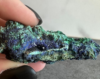 Azurite with Malachite Specimen