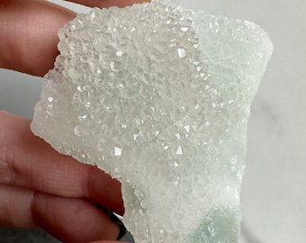 Sugar Green Fluorite Specimen | Natural Crystal
