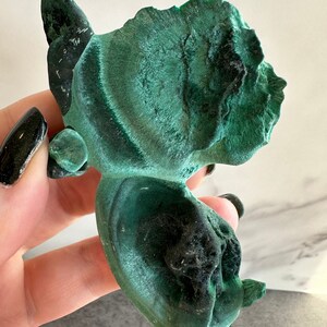 Velvet Malachite Specimen - Natural Crystal
