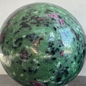 Ruby in Zoisite Spheres | High Quality