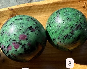 Tanzanian Ruby Zoisite Sphere