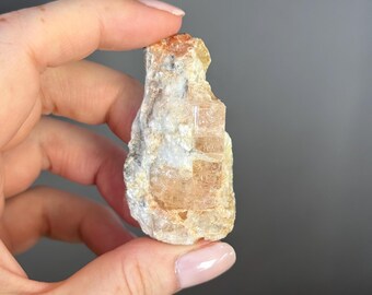 Raw Imperial Topaz Specimen | Natural Crystal Decor