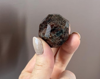 Almandine Garnet Faceted Gemstone | Natural Garnet Crystal