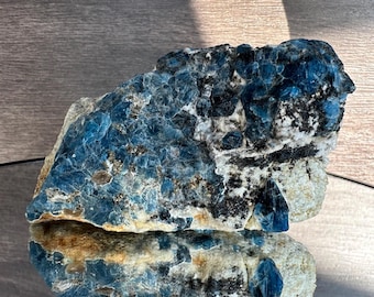UV Reactive Raw Afghanite & Lazurite Specimen - High Quality Natural Crystal Decor