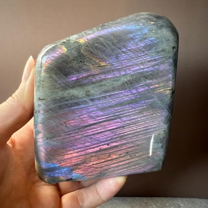 Flashy Sunset Labradorite Freeform | Natural Crystal Decor | Imperfection- See Item Details