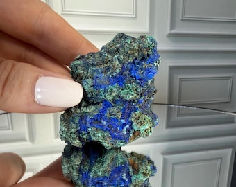 Natural Azurite with Malachite – Raw Crystal Specimen