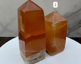 Honey Calcite Towers