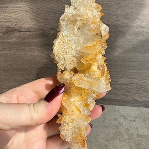Unique Golden Healer Quartz Cluster
