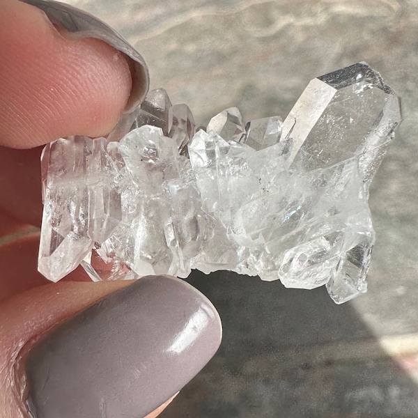 Beautiful Faden Quartz Cluster