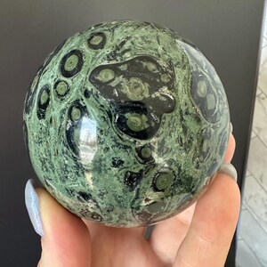Kambaba Jasper Sphere | Stand Included | Natural Crystal Decor