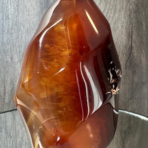 Carnelian Flame Freeform | Natural Crystal Decor- Imperfections [See Item Details for further info]