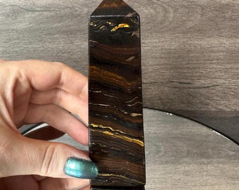 Tiger Iron Tower | High Quality Natural Crystal