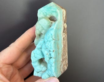 Beautiful Blue Aragonite Tower | Natural Crystal Decor