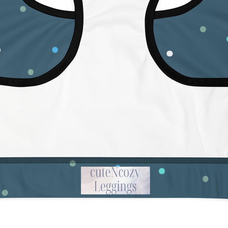 Yellow Polka Dot Sports Bra