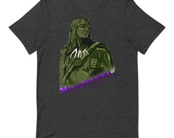 Muscatine Native American Statue T-shirt