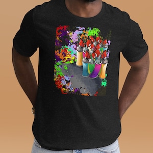 Camiseta unisex Latas de spray
