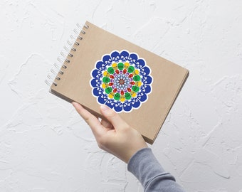 Radial Skulls Stickers