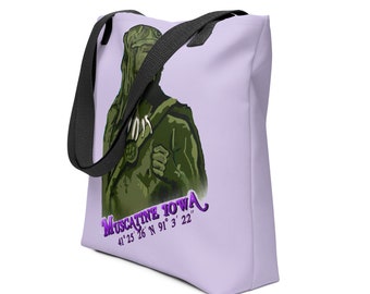 Muscatine Native Statue Tote bag