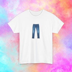 Jean shirt, Y2K Party Shirt, Y2K Slogan Shirt, Gift Shirt, Sarcastic Shirt, Cursed shirt, Oddly Specific Shirt, Meme Shirt, Cancelled