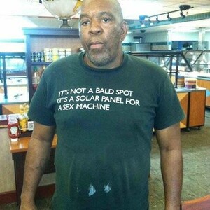 It's Not a Bald Spot It's a Solar Panel for a Sex Machine, Trendy Y2k Tshirt, trashy Y2K, Y2k Baby Tee, Y2k Party Shirt, Y2K Slogan Shirt,