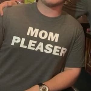 Mom Pleaser Cursed t-shirt  Y2K Slogan Shirt Y2k Party shirt Funny Y2K Shirt Y2k Aesthetic
