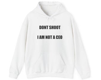 No dispares, no soy un director ejecutivo, Sudadera con capucha de meme divertido, Gráfico Y2K, Sudadera con capucha Y2K de moda, Sudadera con capucha Y2K de mal gusto, Sudadera con capucha con eslogan Y2K,
