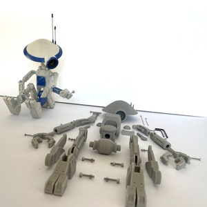 Pit Droid 3D Model PRINTED 1/3 Scale - Inspired (Movie Styled) 3D Printable Fan Art