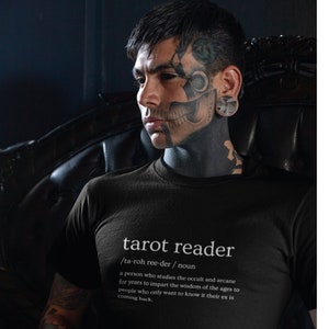 Leitor de Tarot Camiseta de <br> Entrega Rápida? engraçado de Tarot Camiseta | Camisa de cartas de tarô masculina | Camiseta Carta de Tarô
