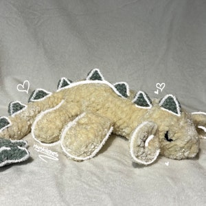 Crochet Loch Ness monster | cute stuffed monster fluffy soft