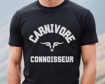 Carnivore Shirt, Lion's Diet, Carnivore Connoisseur, Carnivore Diet Tee, Meat Lovers Tee, Keto Shirt, Zero Carb Shirt, Paleo Gifts