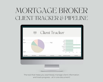 Mortgage Broker Client Tracker | Google Sheet Template