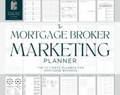 Mortgage Broker Marketing Planner – Lead Generation, Content Strategy (PDF)