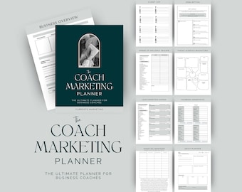 Coach Marketing Planner | Online Business Builder (PDF)