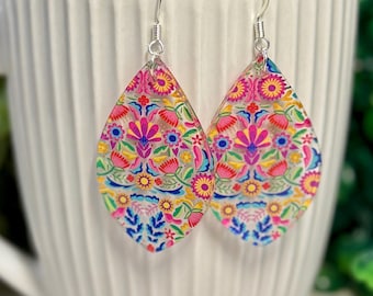 Arracadas Jerezanas - Etsy Jerezanas Silver Floral Earrings display picture 1