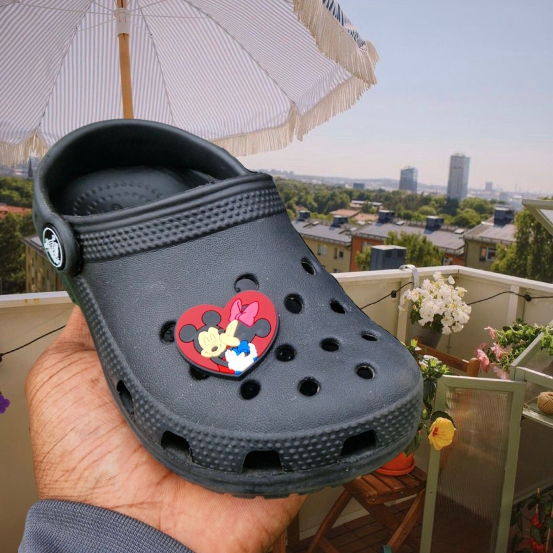 Minnie Clubhouse Croc Charm Disney Shoe Accessories Rubber Etsy