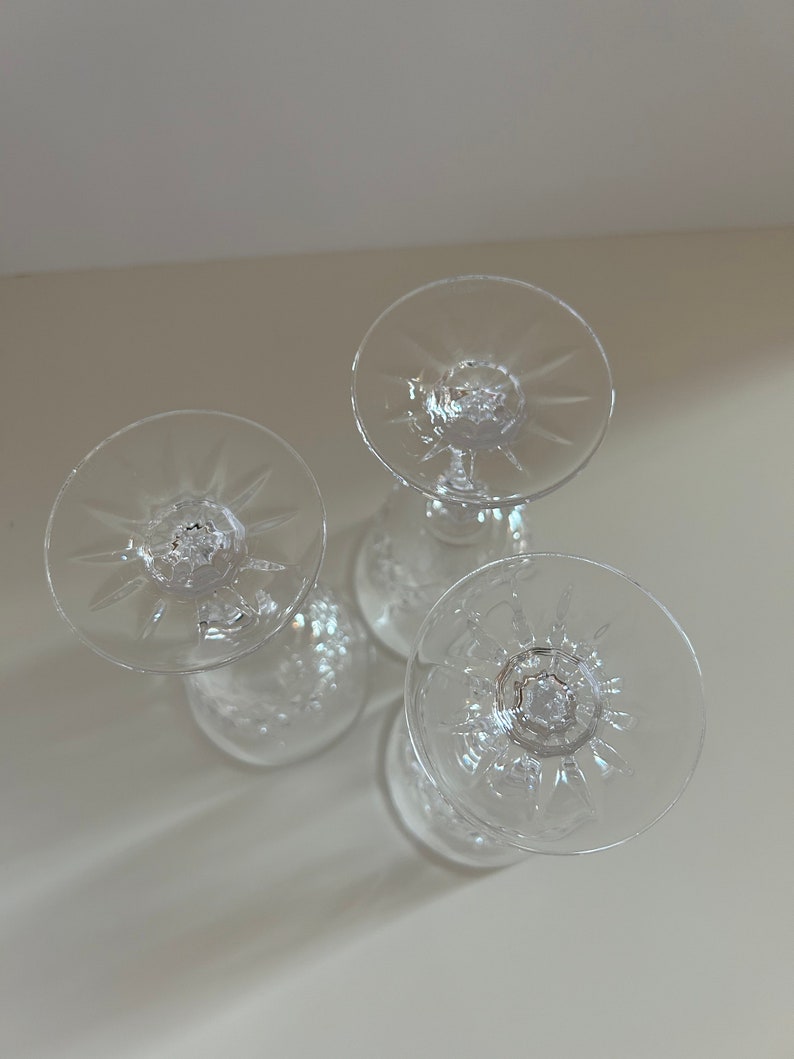 Galway Crystal Wine Glasses Set of 3 Etsy