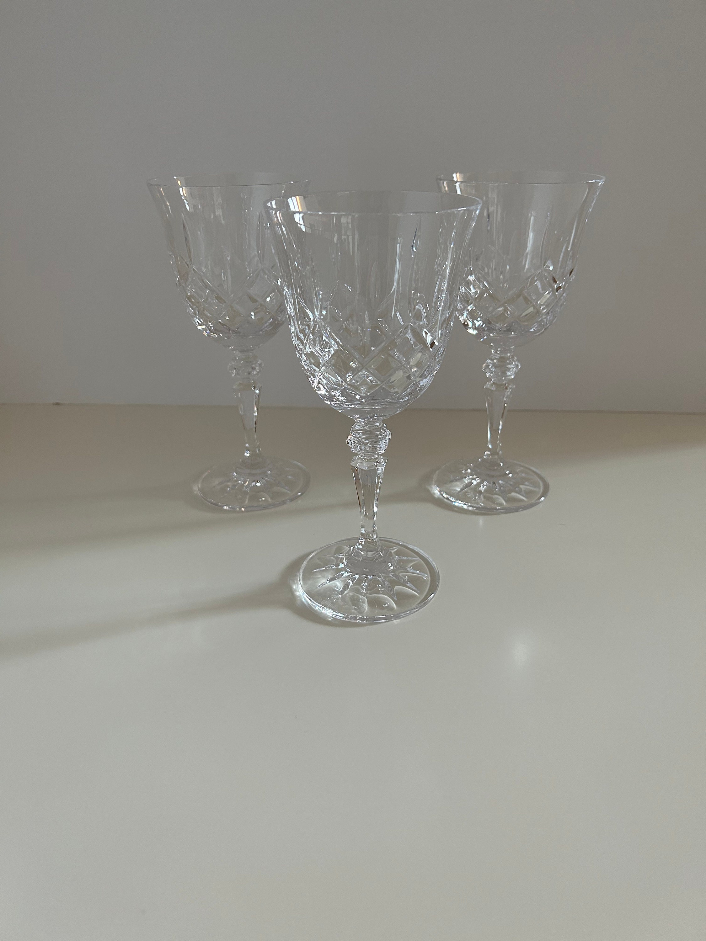 Galway Crystal Wine Glasses Set of 3 Etsy