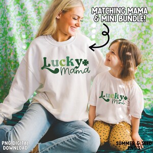Cricut DIY Lucky Mama & Matching Kids St. Patrick's Day Shirts - Aubree  Originals