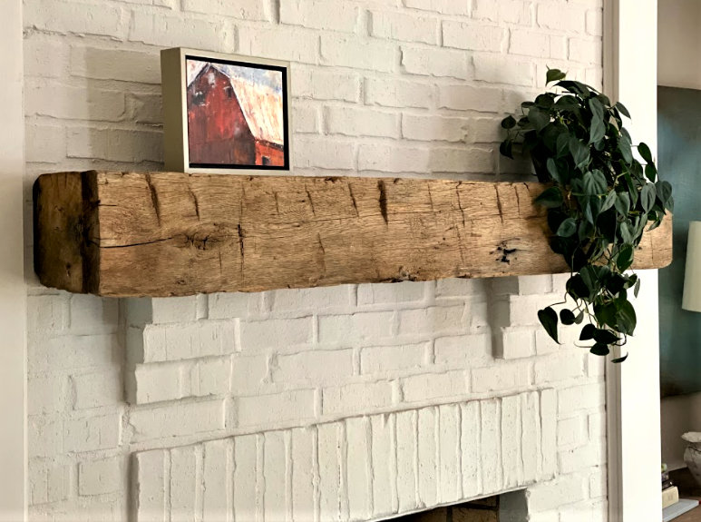 Faux Beam Mantel - Etsy Canada