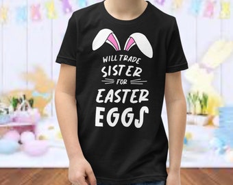 Kids Easter Shirt, Matching Happy Easter Shirt, Siblings Easter family shirt, Brother and Sister matching shirts, Matching Easter svg