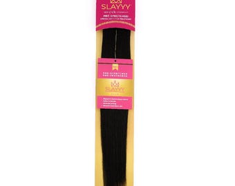 Slayyy Pre Stretched Anti itch Braiding hair 54" inches Color #1