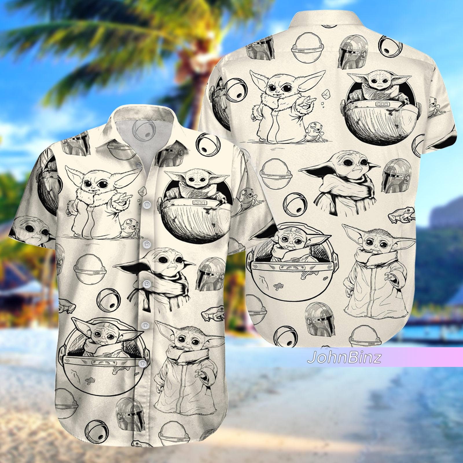 Discover Baby Yoda Aloha Summer Lieben Lustig Geschenk Hawaiians Shirt