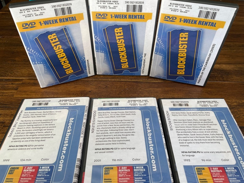 Blockbuster Movie Printable DVD Case Cover Etsy