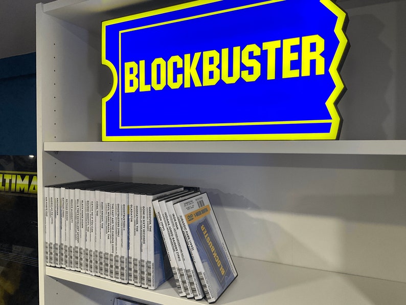 Blockbuster Custom DVD Rental Cases Etsy