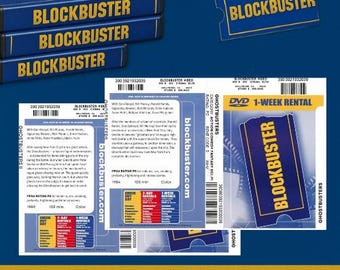 Ghostbusters 1 & 2 DVD Cover Set: Retro Blockbuster Style (PNG Download)